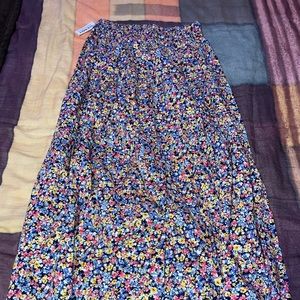 Floral long Skirt